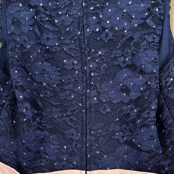 Speechless Navy and Pink Sequin Kids Dress - Picture 11 of 12